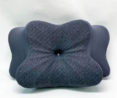 Produktbild von Glückstoff® Orthopädisches Kissen für alle Schlaftypen | Kopfkissen Nackenschmerzen aus Memory Foam | Nackenstützkissen Ergonomisches Kopfkissen