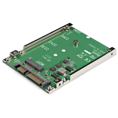 Produktbild von StarTech.com M.2 SATA SSD Adapter auf 2,5 Zoll SATA 6 Gbit/s