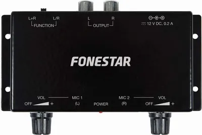 Obrázek produktu pro Fonestar TC-6MX, Černá, 80 dB, 20 - 20000 Hz, 50 dB, 12 V, 133 mm