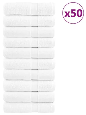Immagine prodotto di vidaXL Asciugamani Premium SOLUND 50 pz. Bianco 50x100 cm 600 g/m²