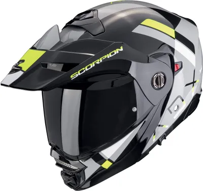 Obrázek produktu pro Přilba Scorpion ADX-2 Galane, černá/šedá/žlutá, XS (54/55)