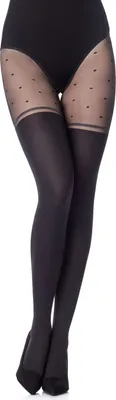 Produktbild von Merry Style Damen Strumpfhose MS 408 60DEN (Schwarz-404, L (40-44)) .