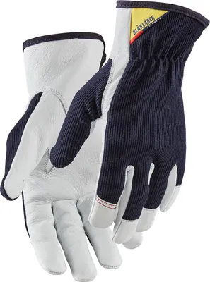 Produktbild von Blakläder Arbeitshandschuh Leder 2801, Farbe:Dunkel Marineblau/Weiß, Größe:11