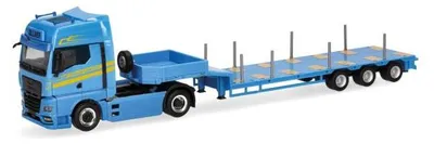 Produktbild von Herpa 320047 - 1/87 MAN TGX GX SemiTiLa-Sz Zillner - Neu