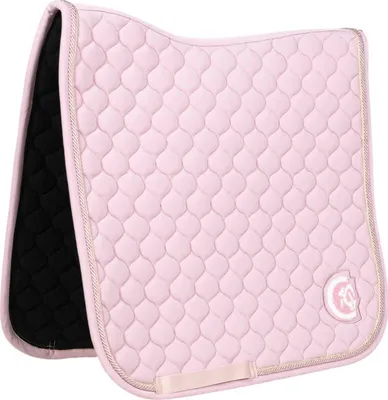 Produktbild von Kentucky Horsewear Saddle Pad Onion Quilt 3D Logo Dressage, Farbe:Light Rose, Größe:Full