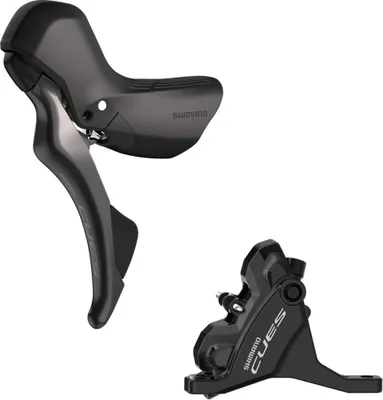 Zdjęcie produktu dla SHIMANO Hamulec tarczowy CUES ST-U6030+BR-U6030, lewy, hamulec tarczowy dwuprędnościowy -....