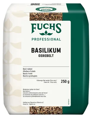 Produktbild von Fuchs Professional Basilikum gerebelt würzige Kräutermischung 250g