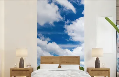Produktbild von MuchoWow® Fototapete für Wohnzimmer oder Schlafzimmer Wandtapete Vinyl Motivtapete Insel - Sommer - Tropisch - 120x240 cm - Hintergrundbild