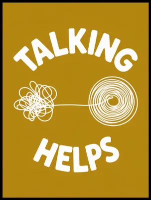 Produktbild von Plakat 60x80cm Bild 70x100cm Motivationsaffirmation Retro Vintage Für das Wohnzimmer Talking Helps