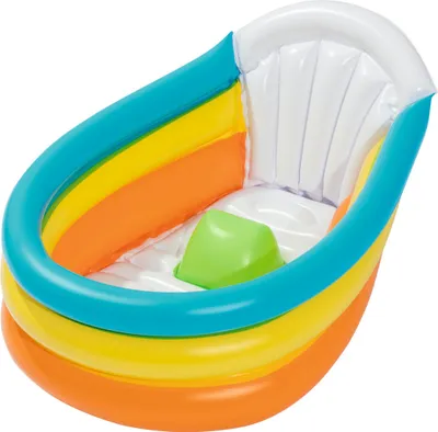 Image de Baignoire de voyage pour bébé à fond souple 76 x 48 x 33 cm Bestway 51134