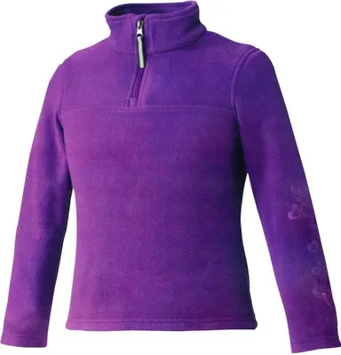 Produktbild von Crivit Mädchen Trekking Fleeceshirt Funktionsshirt Wandershirt Outdoor-Shirt Gr. 110/116