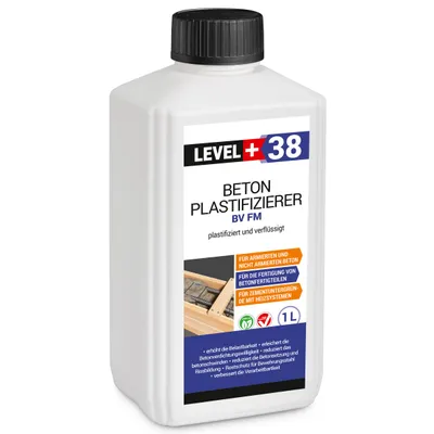 Immagine prodotto di Additivo per calcestruzzo 1L Superfluidificante Plastificante per calcestruzzo LEVEL+ RM38