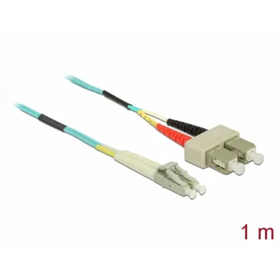 Produktbild von DeLOCK Kabel Lichtwellenleiter LC zu SC Multimode OM3 1 m, 1 m, OM3, LC, SC