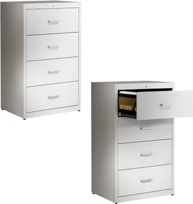 Produktbild von mauser client entry Hängeregistraturschrank lichtgrau 4 Schubladen 80,0 x 60,0 x 135,0 cm