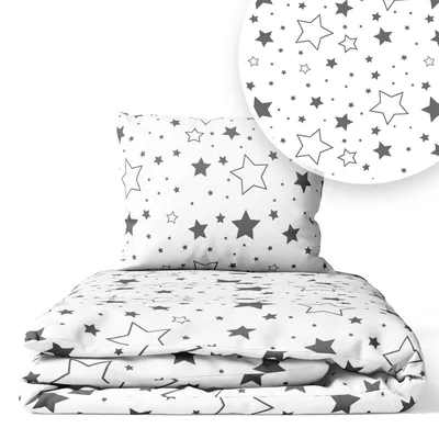 Immagine prodotto di Set Biancheria da Letto per Lettino 90 × 120 cm + Federa 40 × 60 cm – 100% Cotone per Neonato e Bambino
