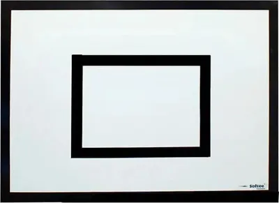 Produktbild von Softee Agglomerate Mini Basketballkorb Weiß 120x90x2 cm Weiß 120x90x2 cm