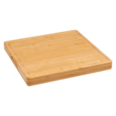 Zdjęcie produktu dla Deska do krojenia 37x37cm bambusowa