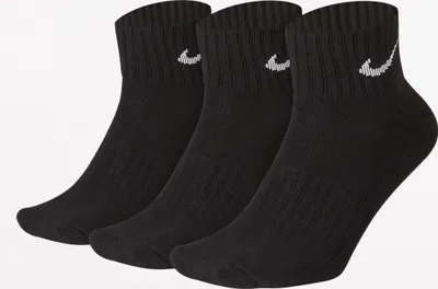 Produktbild von NIKE EVERYDAY CUSHION ANKLE PACK 3 Schwarz