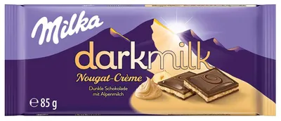 Produktbild von Milka darkmilk Nougat-Crème 85g