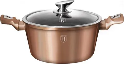 Zdjęcie produktu dla Garnek Granitowy 20Cm Berlinger Haus Rose Gold Bh-1514