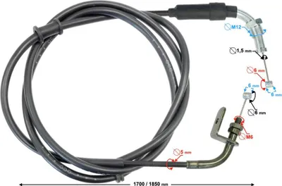 Immagine prodotto di Cavo gas VOGE SR125