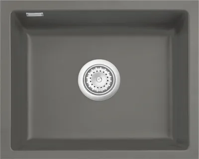 Produktbild von Unterbauspüle KeraDomo MERA 50 U/g in LAVA mit Excenterbedienung