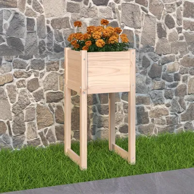 Produktbild von "2026 Promotion" Hochbeet - Pflanzkübel - 40x40x81 cm - Massivholz Kiefer - Beete CC28836