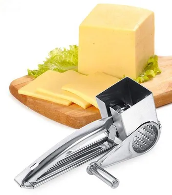 Produktbild von SPHProducts – Käseraspel aus Edelstahl – Manuelle Käsefeinschneider – Modernes Design – Spülmaschinenfest – Für Parmesan geeignet – Geeignet für alle Käsesorten