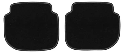 Immagine prodotto di Tappetini posteriori in moquette per Volvo 440 / 460 1988-1996 (berlina) – 2 pezzi, neri, su misura – Wielganizator LUX