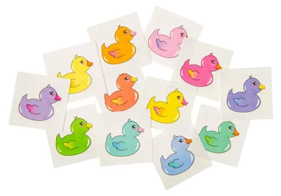 Image de Duckiez Tattoos Ducks, 12 pcs.