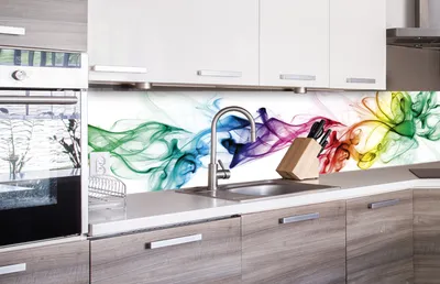 Produktbild von Küchenrückwand Folie selbstklebend RAUCH 260 x 60 cm - Klebefolie - Dekofolie - Spritzschutz für Küche -