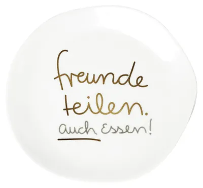 Immagine prodotto di Räder Kleiner Teller Freunde teilen auch Essen D.14cm