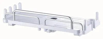 Produktbild von Teleskop-Duschkachelhalter ohne Bohrloch - 28-44 cm - 18-25 mm Duschhalter für Badezimmerhaken - Präzise Duschkachelhalter für den Badezimmerhaken