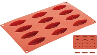 Produktbild von CONTACTO Backmatte, Höhe: 15 mm, Länge: 72 mm, Breite: 30 mm