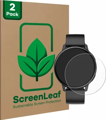 Produktbild von 2x ScreenLeaf Schutzfolie für SPC Smartee Duo Classic 1.43" nachhaltiger Displayschutz Display Schutz Folie Klar Transparent