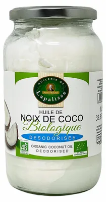 Produktbild von Biologisches Lapalisse Kokosnussöl 1L - Kaltgepresst, , Vielseitig einsetzbar