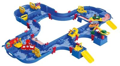 Wasserbahn MegaLockBox, 145x160 cm, 62 Teile, ab 3 Jahren