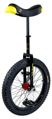 Produktbild von QU-AX Muni Starter Freestyle Einrad 20 Zoll schwarz mit ISIS Nabe und 125 mm Kurbeln