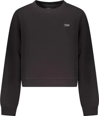Produktbild von Eleganter Damenpullover: Schwarzer Sweatshirt aus Baumwolle