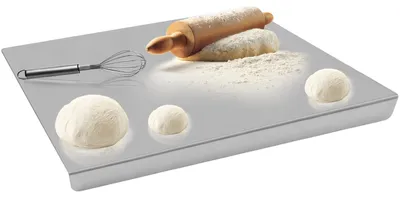Imagen del producto de Tabla de cortar de acero inoxidable para cocina, 30 x 40 cm