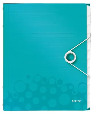 Immagine prodotto di Organizer LEITZ WOW, DIN A4, PP, 12 cartelle, blu ghiaccio