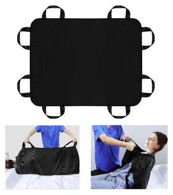 Produktbild von Transferboard Ergonomisch - Patiententransferplatte - Acht Handgriffe - Geeignet für Senioren - Übergewichtige - Stabilität und Sicherheit - Transferdecke