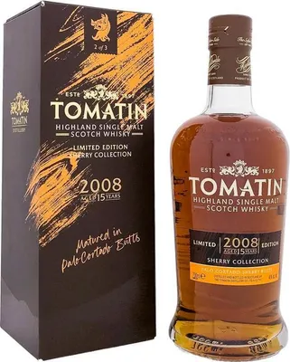 Produktbild von Tomatin 15 Years Palo Cortado Cask + Box 700ml 46% Vol.