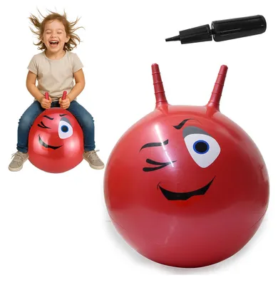Produktbild von Jamara Hüpfball Eye rot 550mm                            1+