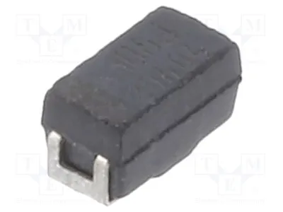 Obrázok produktu pre 10 kusov kondenzátorov: Tantal-polymér, rozmery: A 1206, kapacita: 10 µF, napätie: 6,3 V DC, ESR: 300 mΩ, typ: TCJA106M006R030