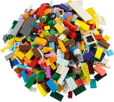 Produktbild von LEGO® Steine Sondersteine Gemischt Bunt 1000 gr. 1000 NEU! Menge 1000x – Jede Mischung individuell zusammengestellt