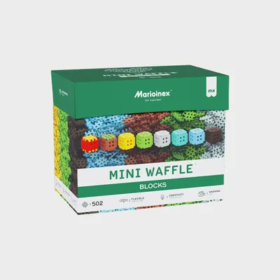 Produktbild von Marioinex Mini-Waffel-Bausteine, 502 Teile.
