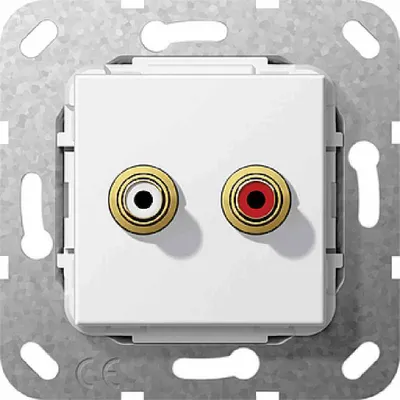 Zdjęcie produktu dla GIRA 5633 03, RCA, Biały