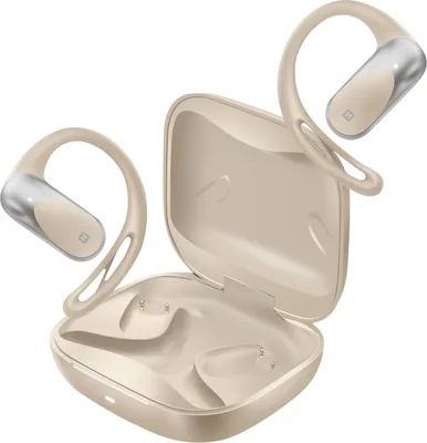 Obrázok produktu pre Swissten, športové slúchadlá s technológiou Air-Conduction, Bluetooth, IP54, otvorená konštrukcia, béžové