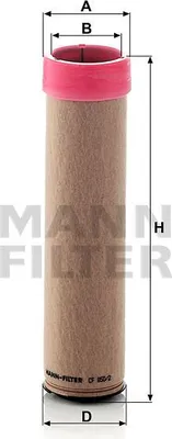 Productafbeelding van NFZ-MANN luchtfilter voor CF850/2